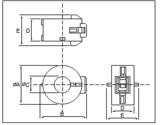 EMI 铁氧体&mdash;&mdash;圆启齿珠组件